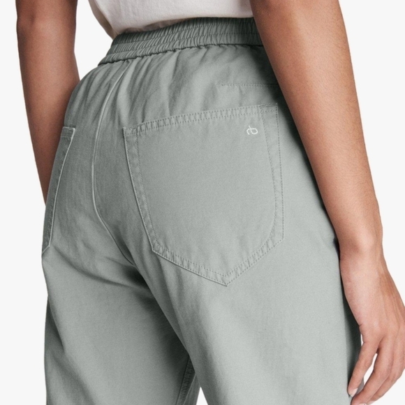 RAG & BONE Engineered Army Green Cotton Jogger Pants Relaxed High Rise Women 29 - Picture 5 of 14